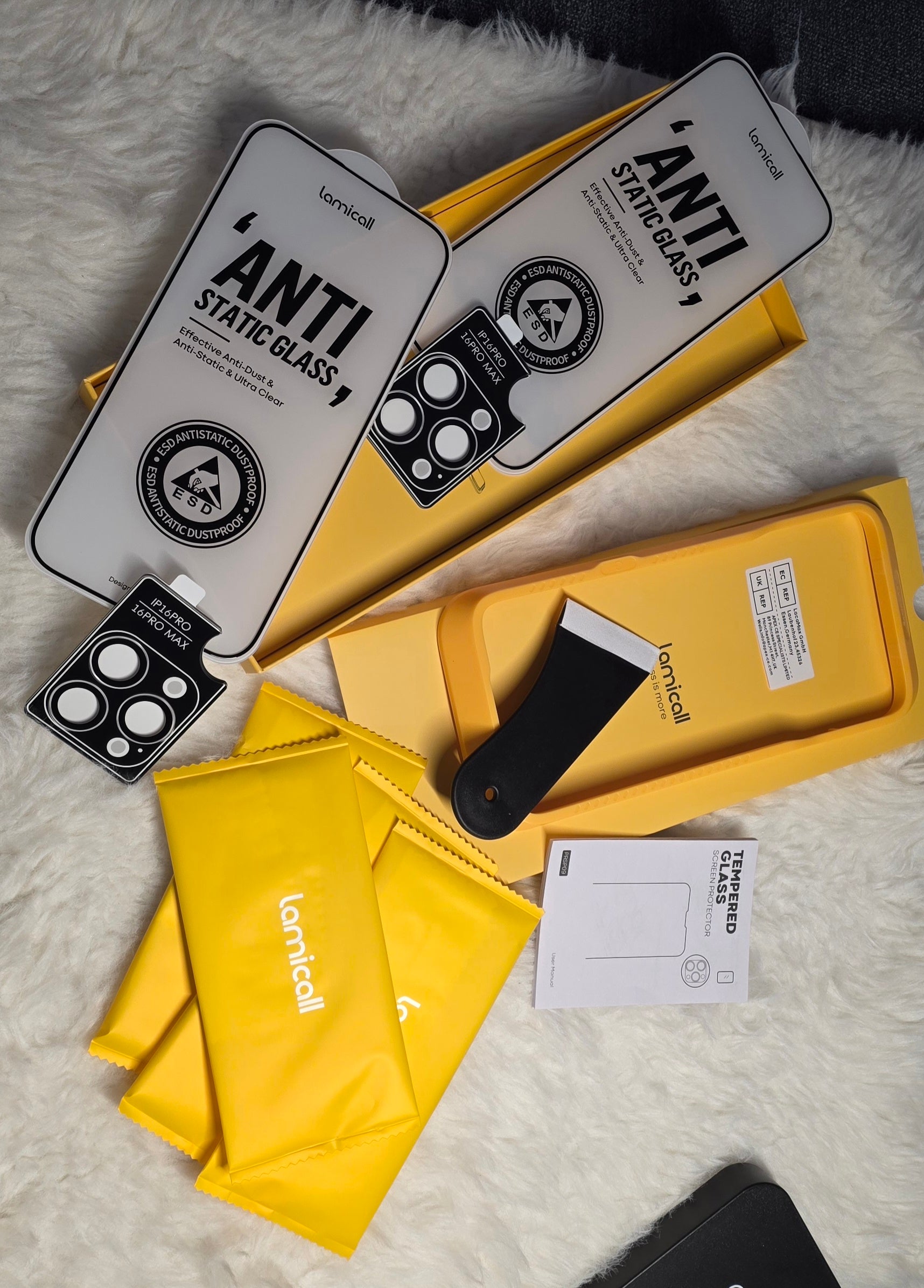 📱 Verre Trempé iPhone 16 Pro Max – Pack Premium 🔥