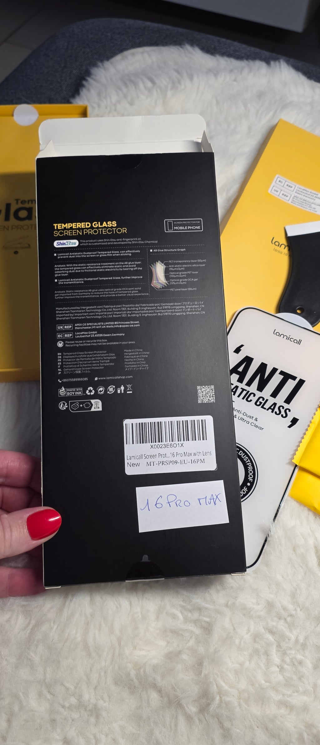 📱 Verre Trempé iPhone 16 Pro Max – Pack Premium 🔥