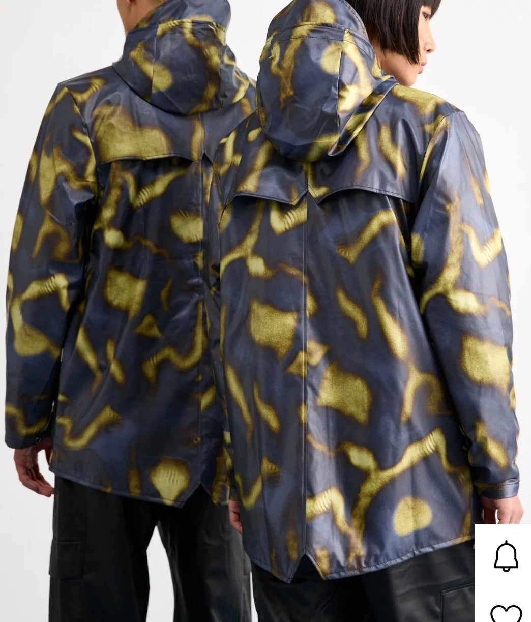 Veste Imperméable RAINS Jacket W3 Morph Bleu Marron – Édition Rare Unisexe Neuve