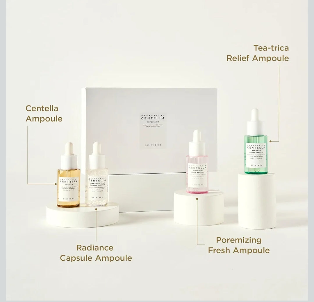 OFFRE LIMITÉE – Coffret SKIN1004 Madagascar Centella Ampoule Kit