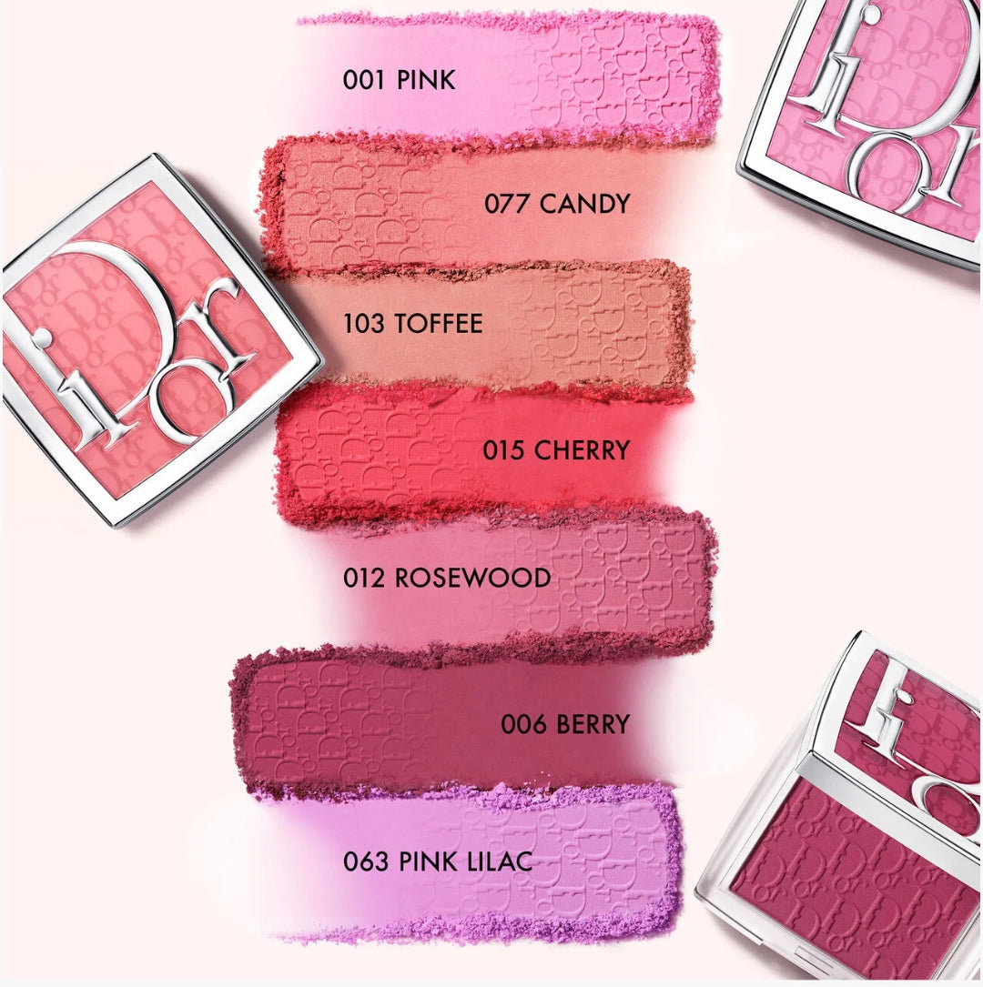 Les Blushs et les Bronzers
Dior Backstage Rosy Glow
Blush couleur activée par le pH
