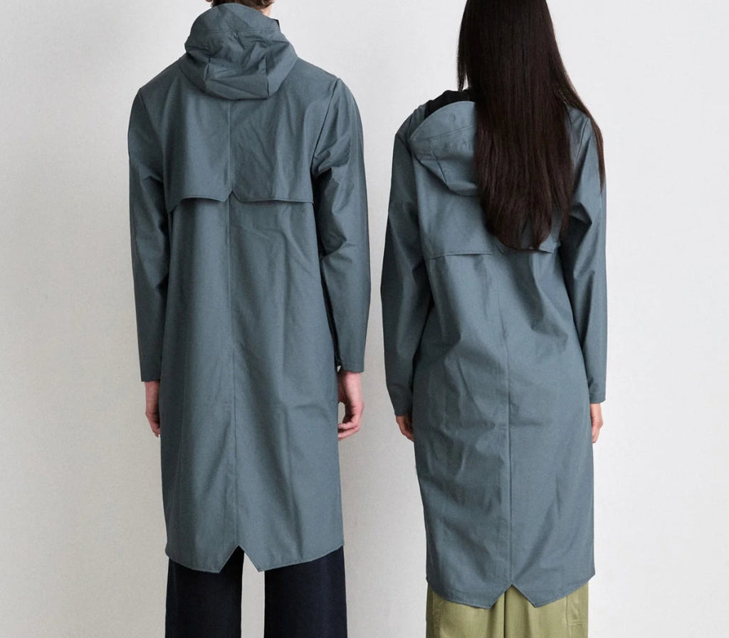 Veste Imperméable RAINS Long Jacket Lagon XS – Unisexe