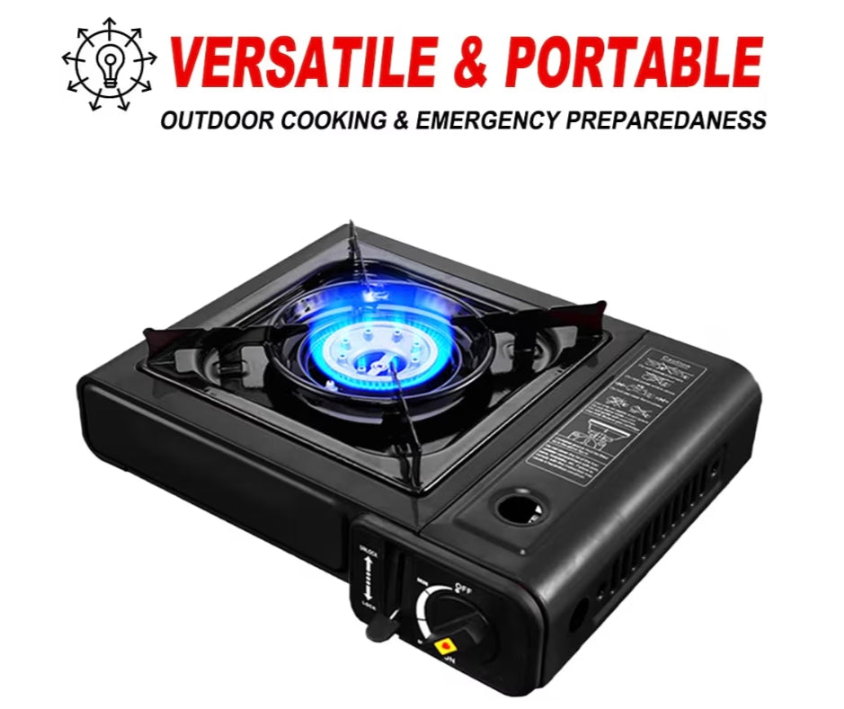 Réchaud à Gaz Portable SUNLIGHT 2200W – Réchaud de Camping Butane 1 Feu avec Mallette