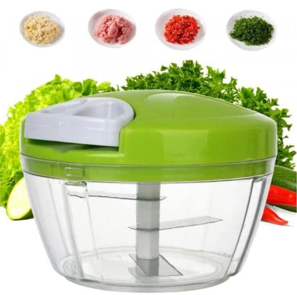 Mini Hachoir Manuel Multifonction – Coupe Légumes, Oignons, Ail & Viande