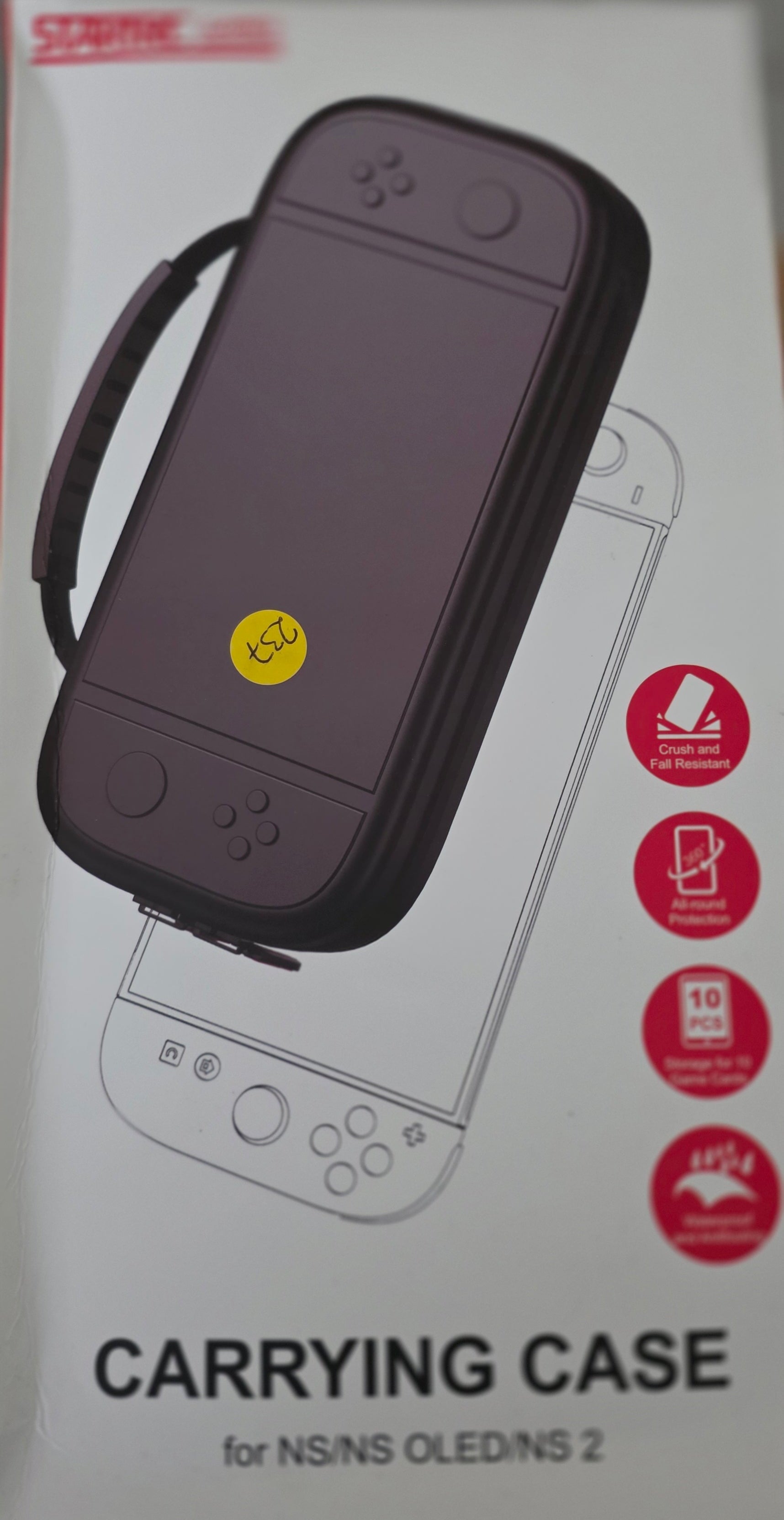 Housse Nintendo Switch / OLED / Switch 2 – Protection complète + rangement jeux