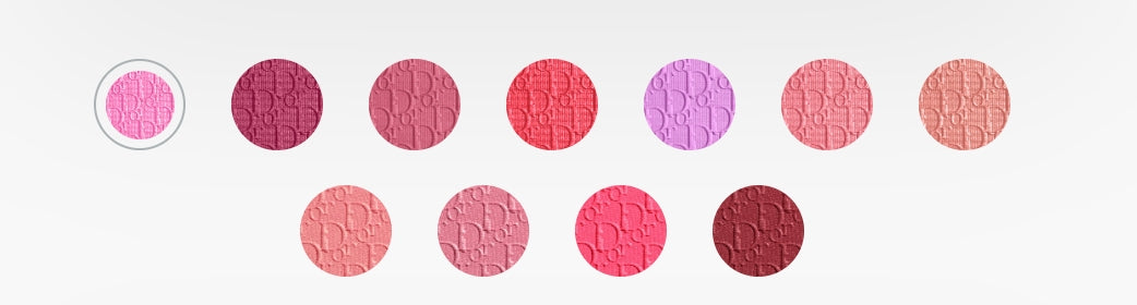 Les Blushs et les Bronzers
Dior Backstage Rosy Glow
Blush couleur activée par le pH