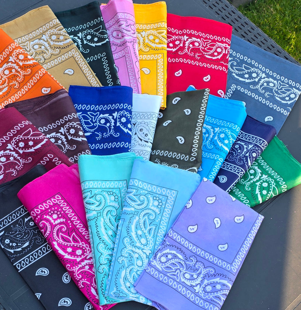 Bandanas Tendance – 20 Coloris