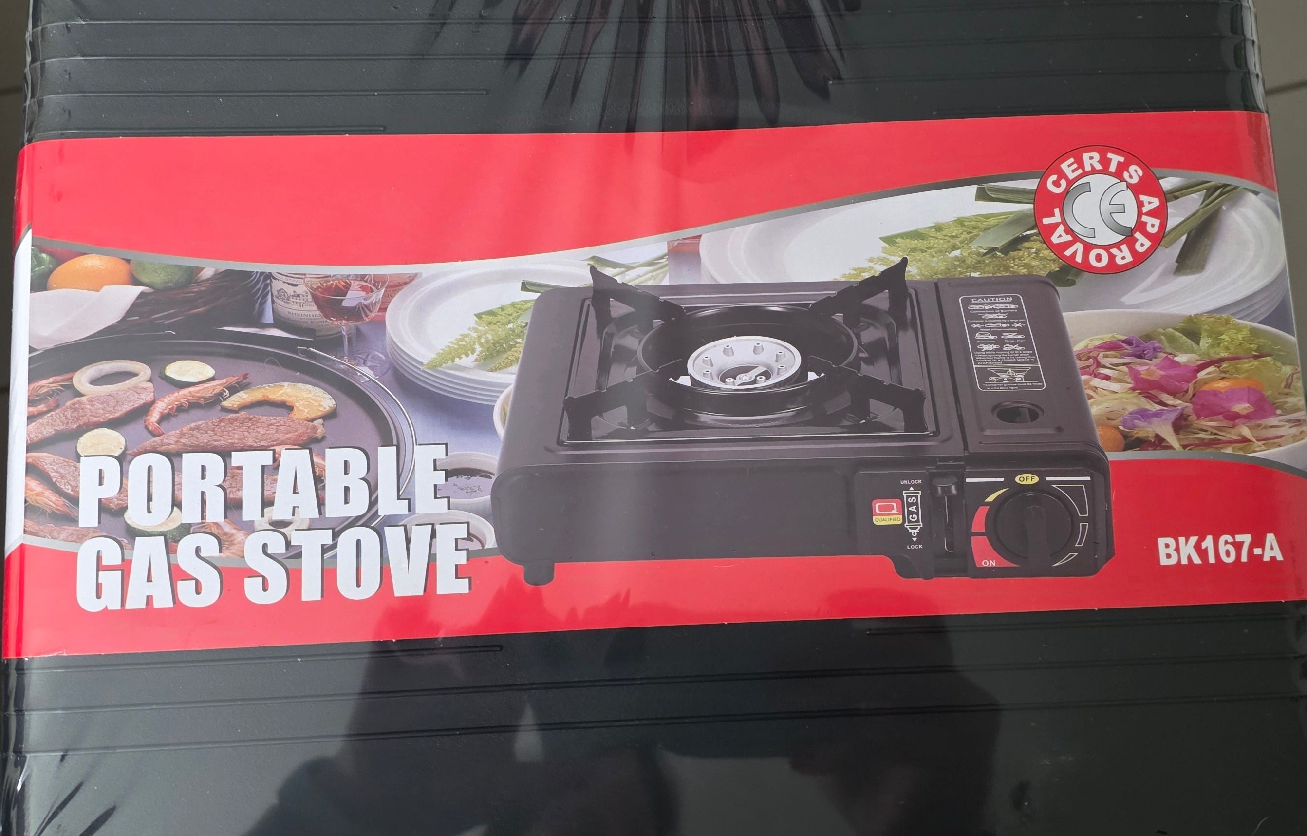 Réchaud à Gaz Portable SUNLIGHT 2200W – Réchaud de Camping Butane 1 Feu avec Mallette