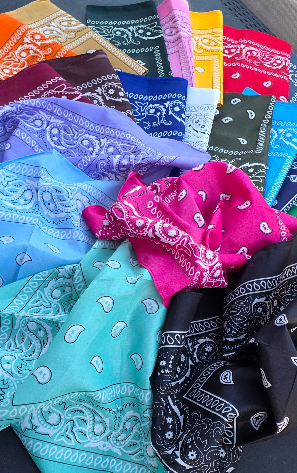 Bandanas Tendance – 20 Coloris