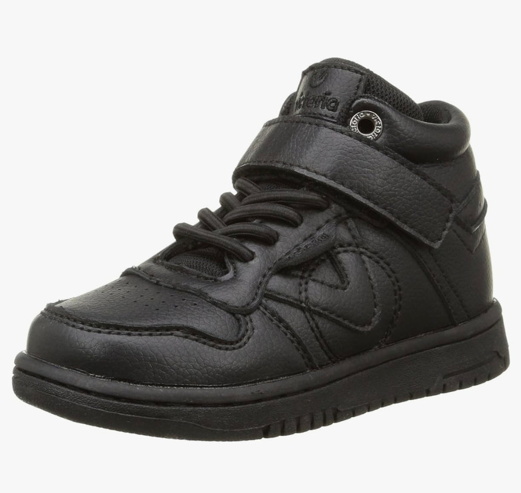 Baskets montantes Victoria noires neuves – Garçon – Taille 26 👟