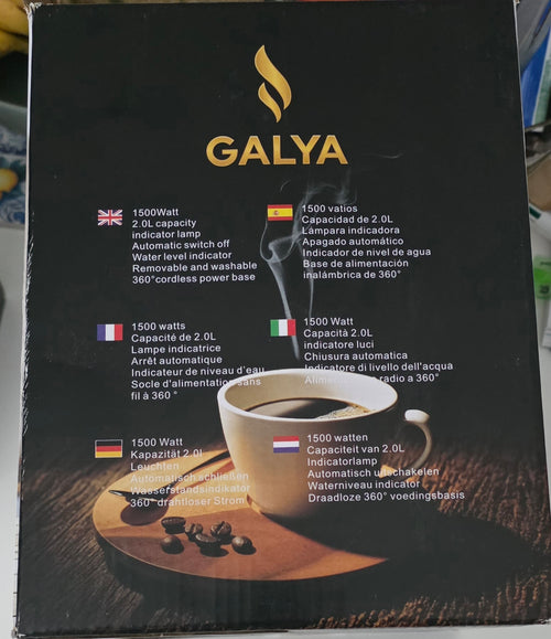 Bouilloire Électrique GALYA 2L – Élégance & Performance au Quotidien