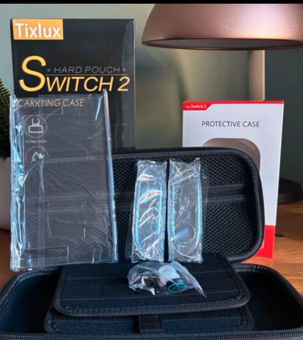 Housse rigide Nintendo Switch 2 (2025) + pack complet + films écran – NEUF 🔥🎮