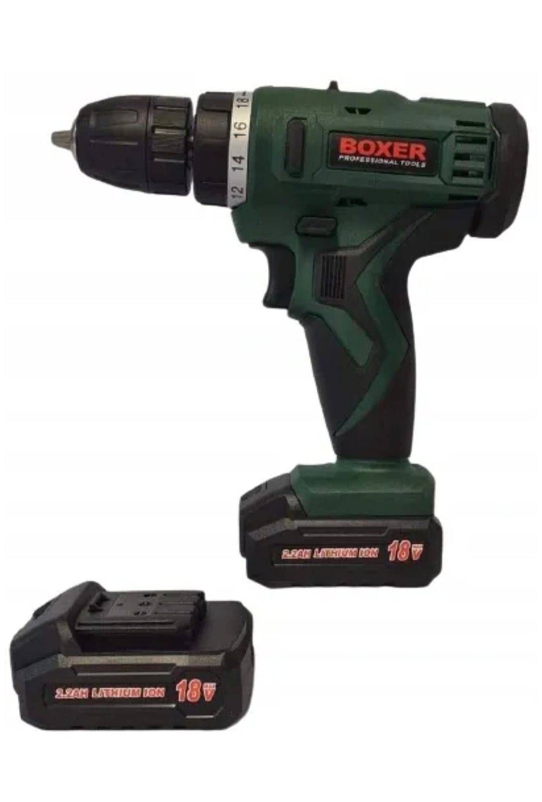 Perceuse-Visseuse Sans Fil Boxer Tools 18V Li-Ion – Kit Complet avec 2 Batteries & Valise