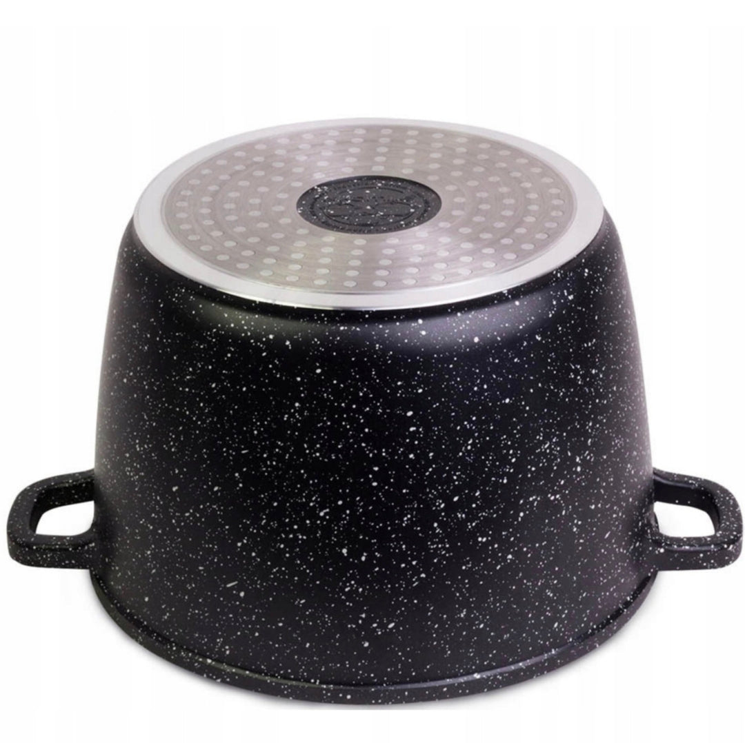 Faitout KRISBERG 5L Effet Marbre – Tous Feux dont Induction – Avec Couvercle Aroma Knob 🍲