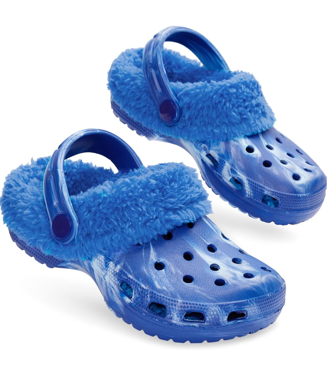 Sabots Enfant Doublés Polaire – Ultra Confort & Pieds Bien Au Chaud ❄️👣