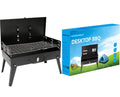 Barbecue Portable Pliable au Charbon – Grill de Camping Desktop BBQ avec Pieds Repliables