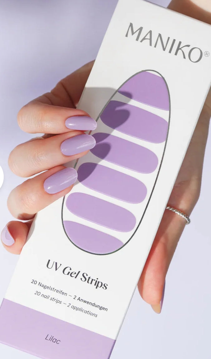 MANIKO UV Gel Strips – Ongles effet gel longue tenue – Coloris variés – Neuf