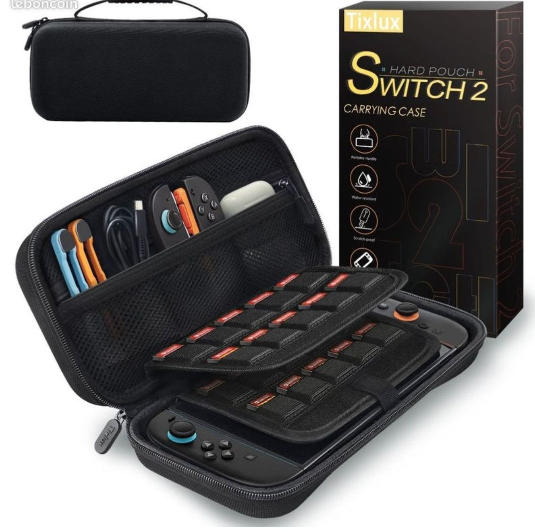 Housse rigide Nintendo Switch 2 (2025) + pack complet + films écran – NEUF 🔥🎮