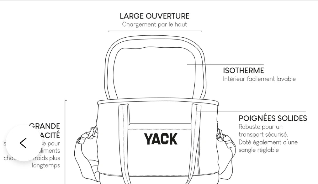 Sac isotherme YACK rose premium 🌸 – Design élégant & haute qualité