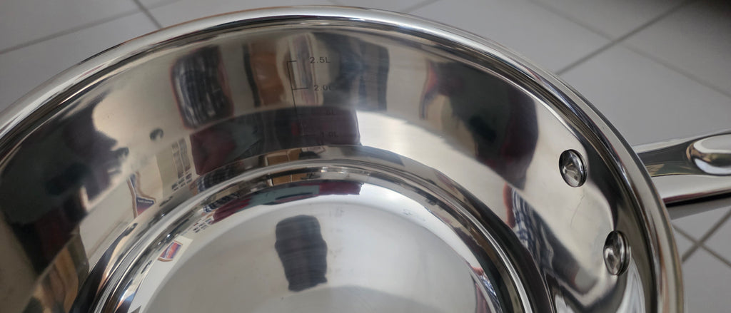 Lot 5 Casseroles Inox Professionnelles