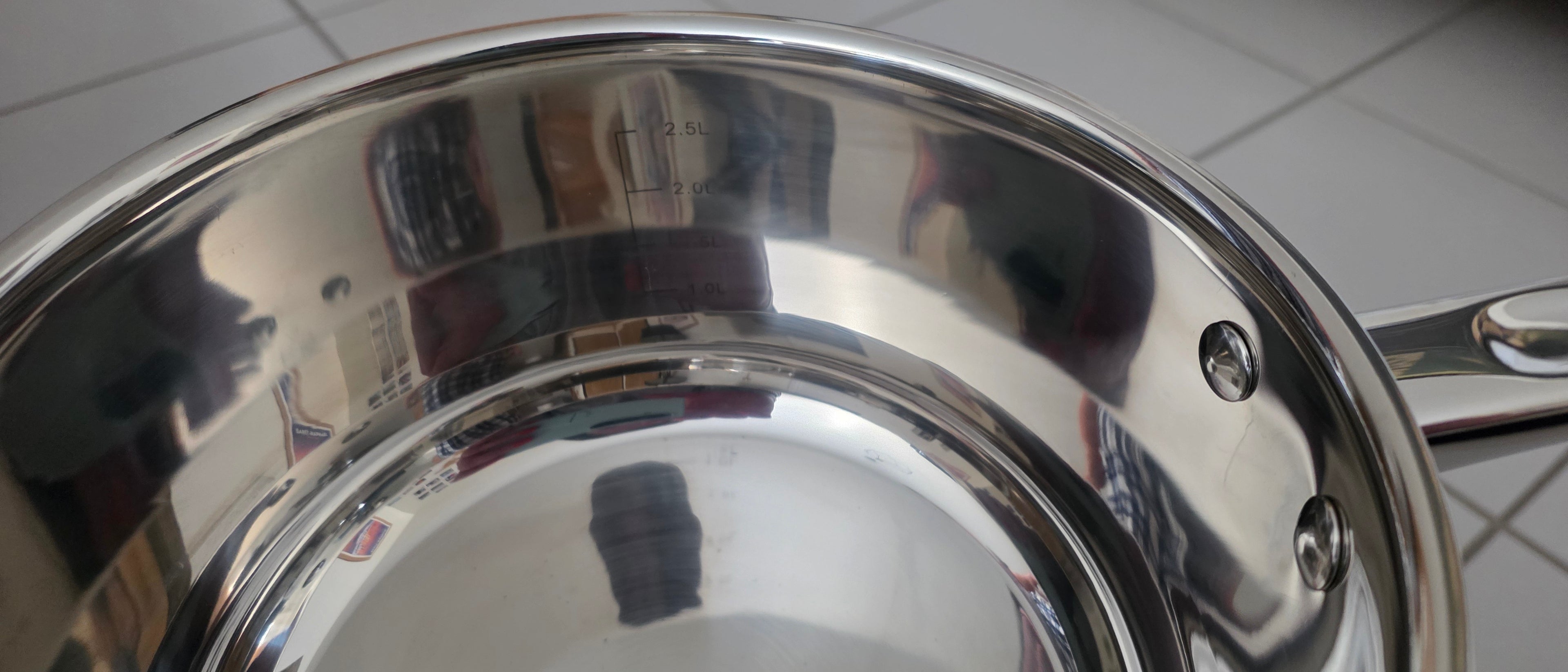 Lot 5 Casseroles Inox Professionnelles
