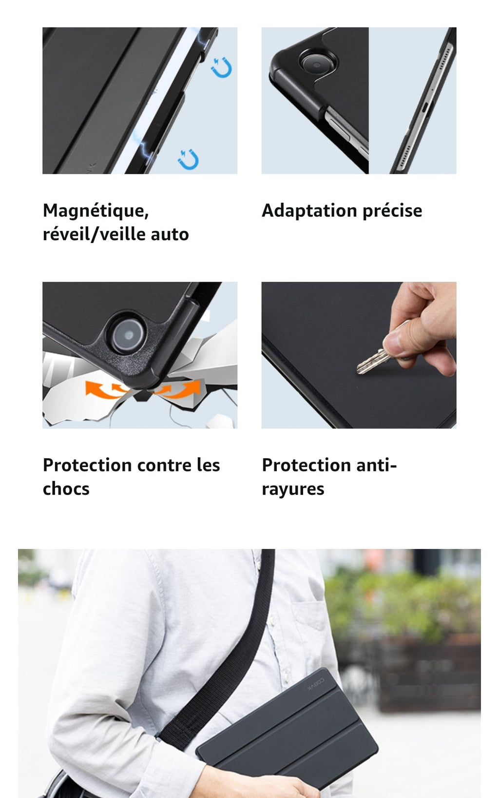 Etuis Galaxy Tab A11+ / A9+ 11" – Neuves à prix mini