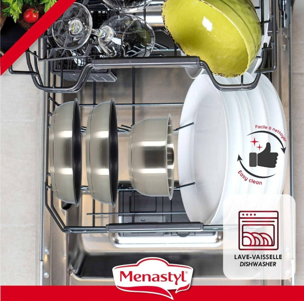 🍳 Batterie de Cuisine MENASTYL IRIS – 8 Pièces – Induction – Neuve 🍳