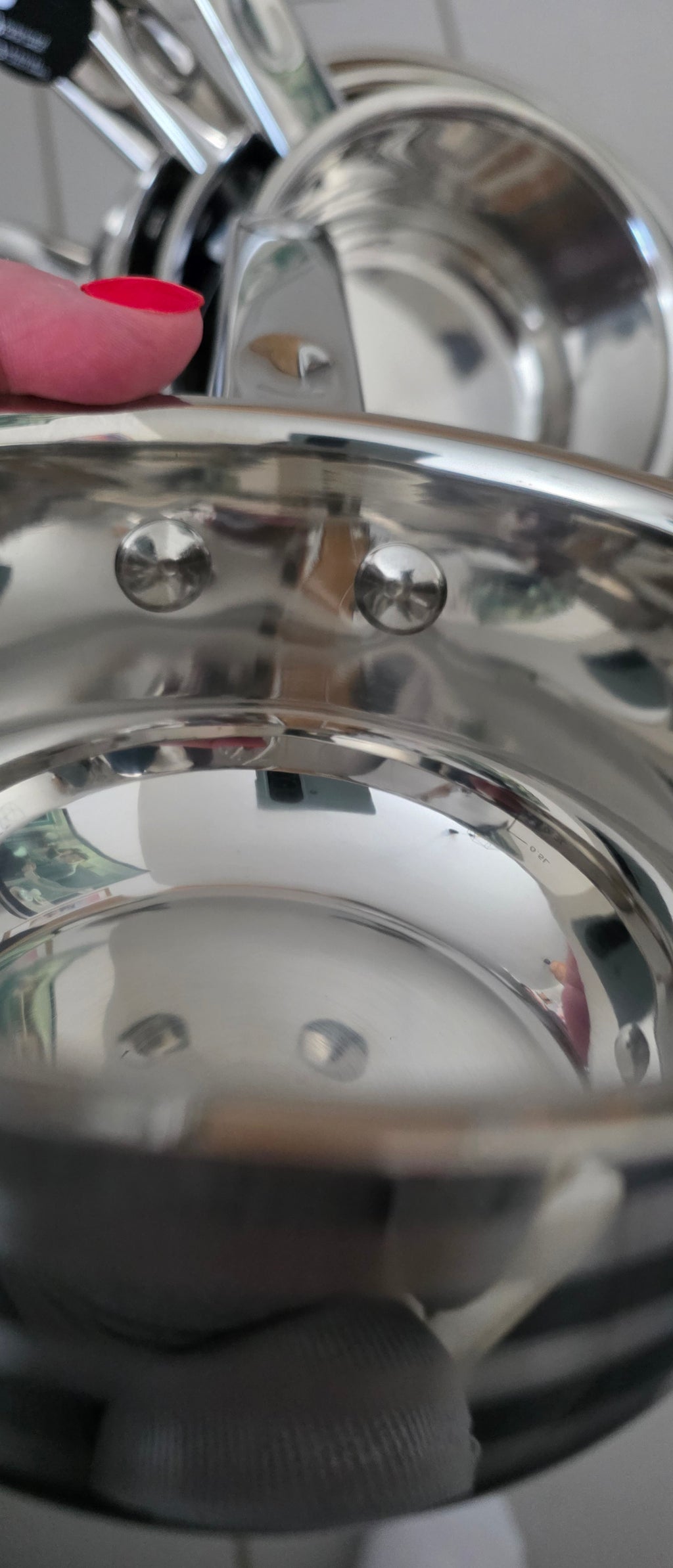 Lot 5 Casseroles Inox Professionnelles