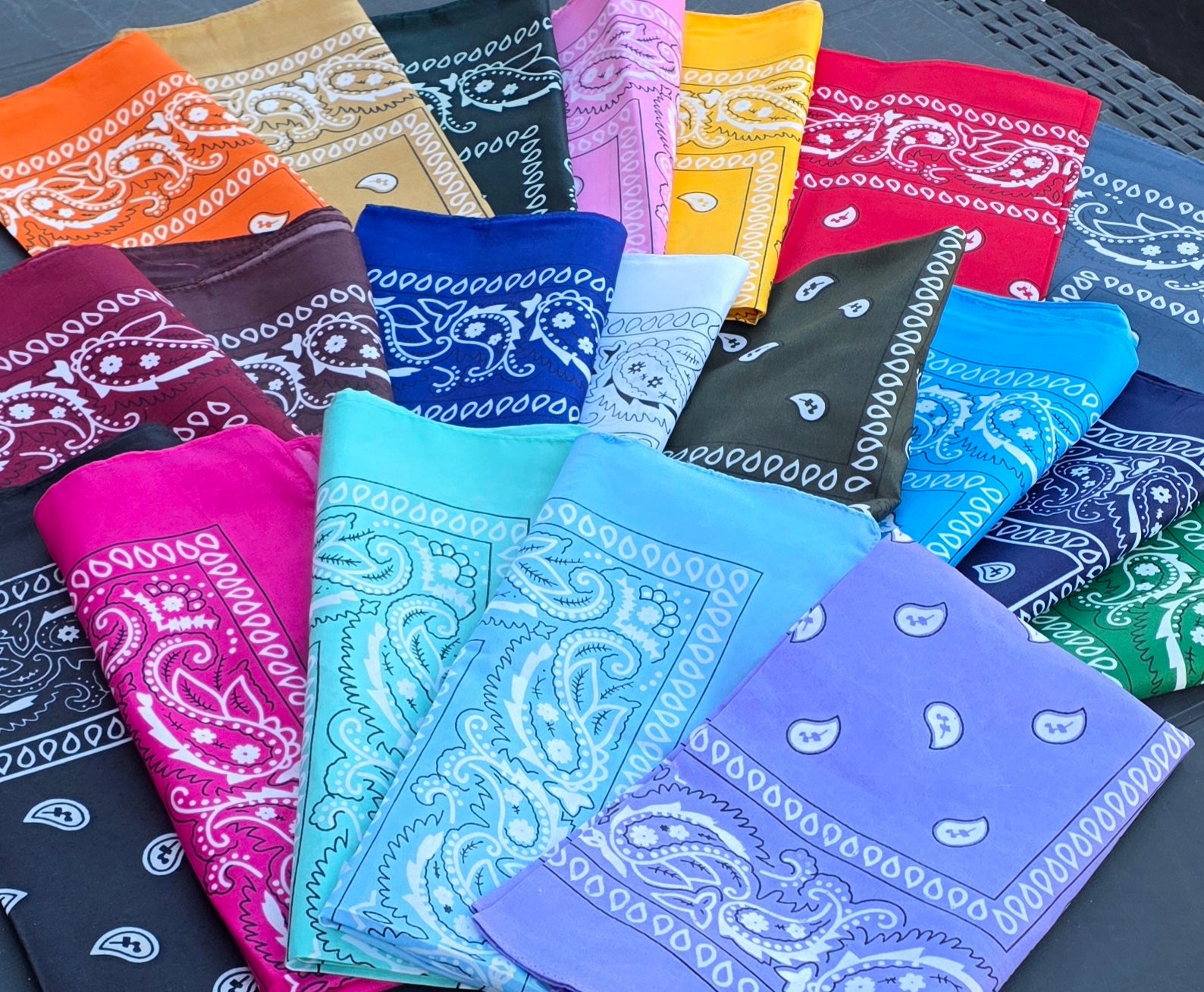 Bandanas Tendance – 20 Coloris