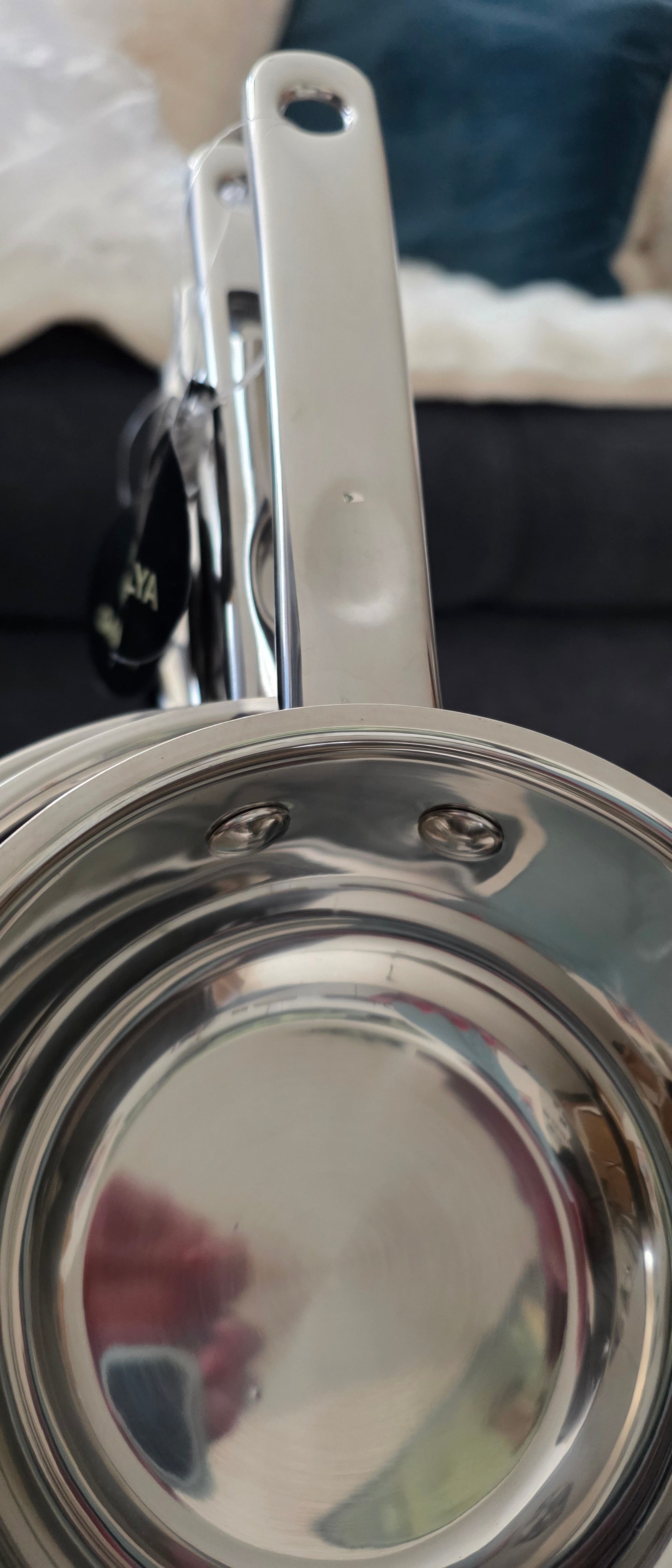Lot 5 Casseroles Inox Professionnelles