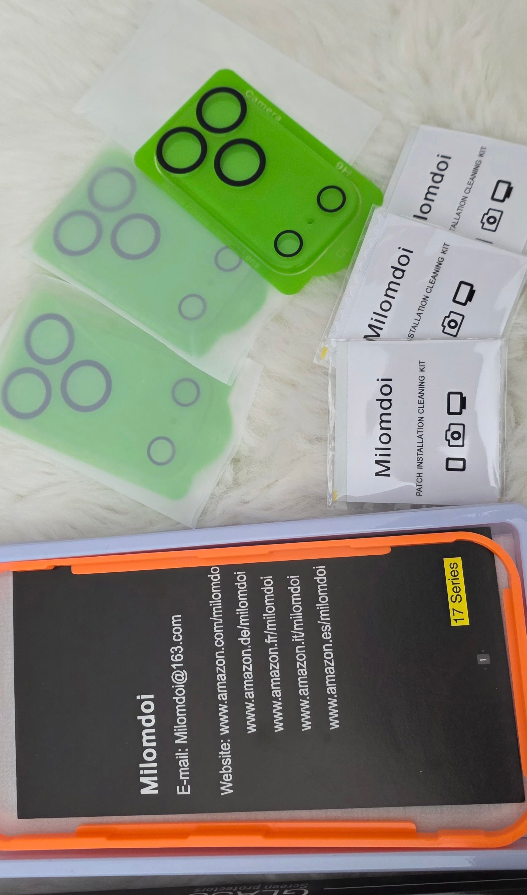 Pack 3 verres trempés iPhone 17 Pro Max anti espion + caméra – Compatible 16 Pro Max