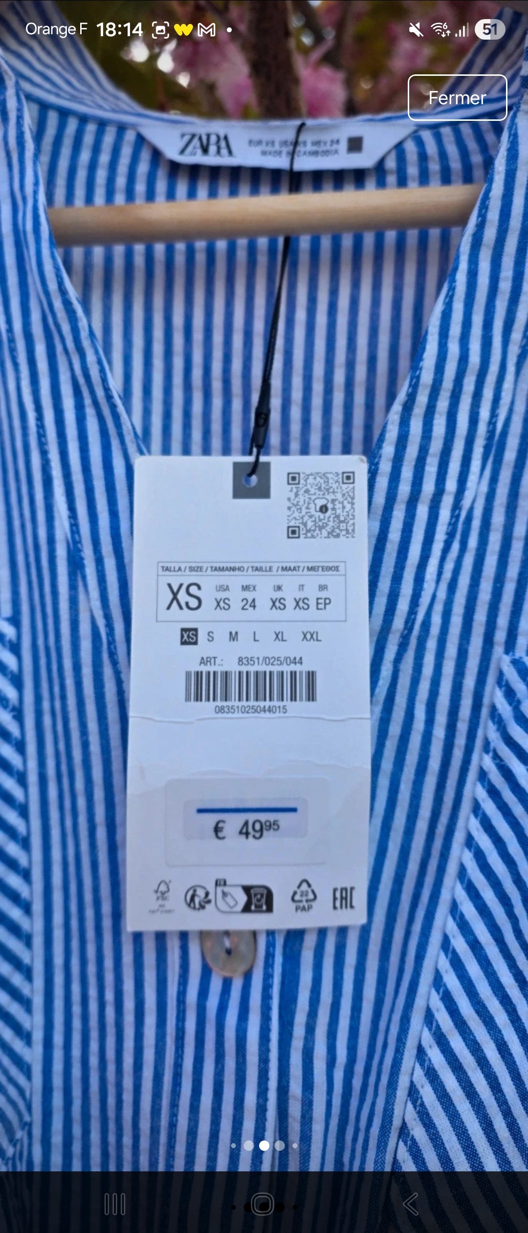 Robe Chemise Longue Femme Zara Rayée Bleu & Blanc avec Ceinture – Style Bohème Chic Été