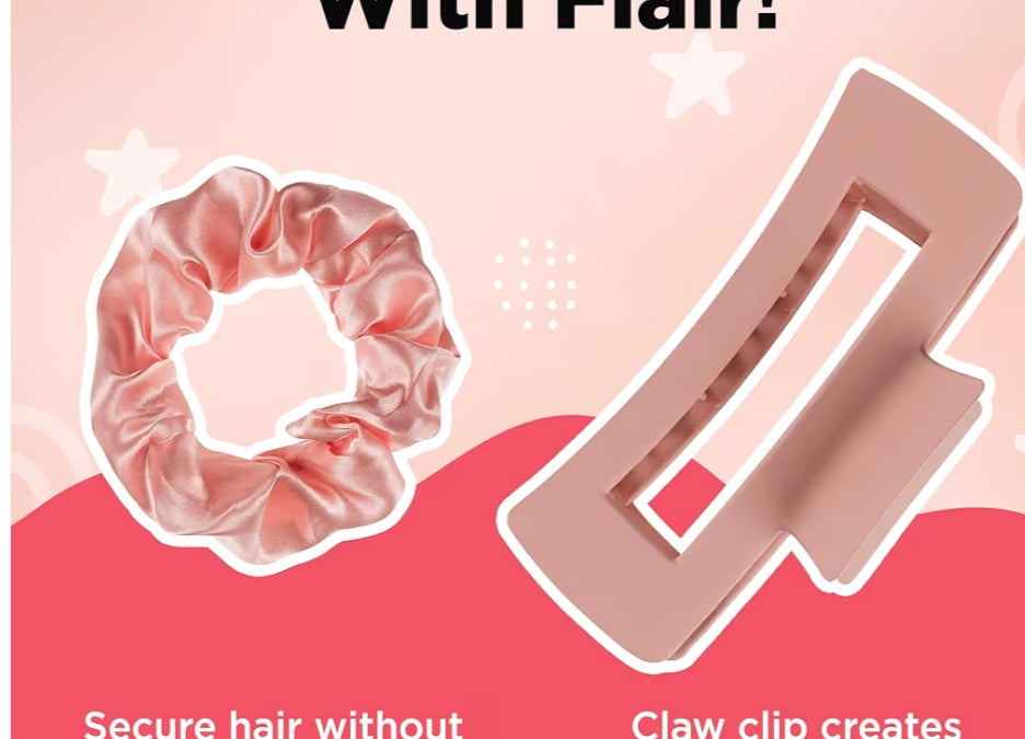 Coffret Accessoires de Coiffure Lily England – Kit Brosse et Peignes Rose Gold pour Fille & Ado