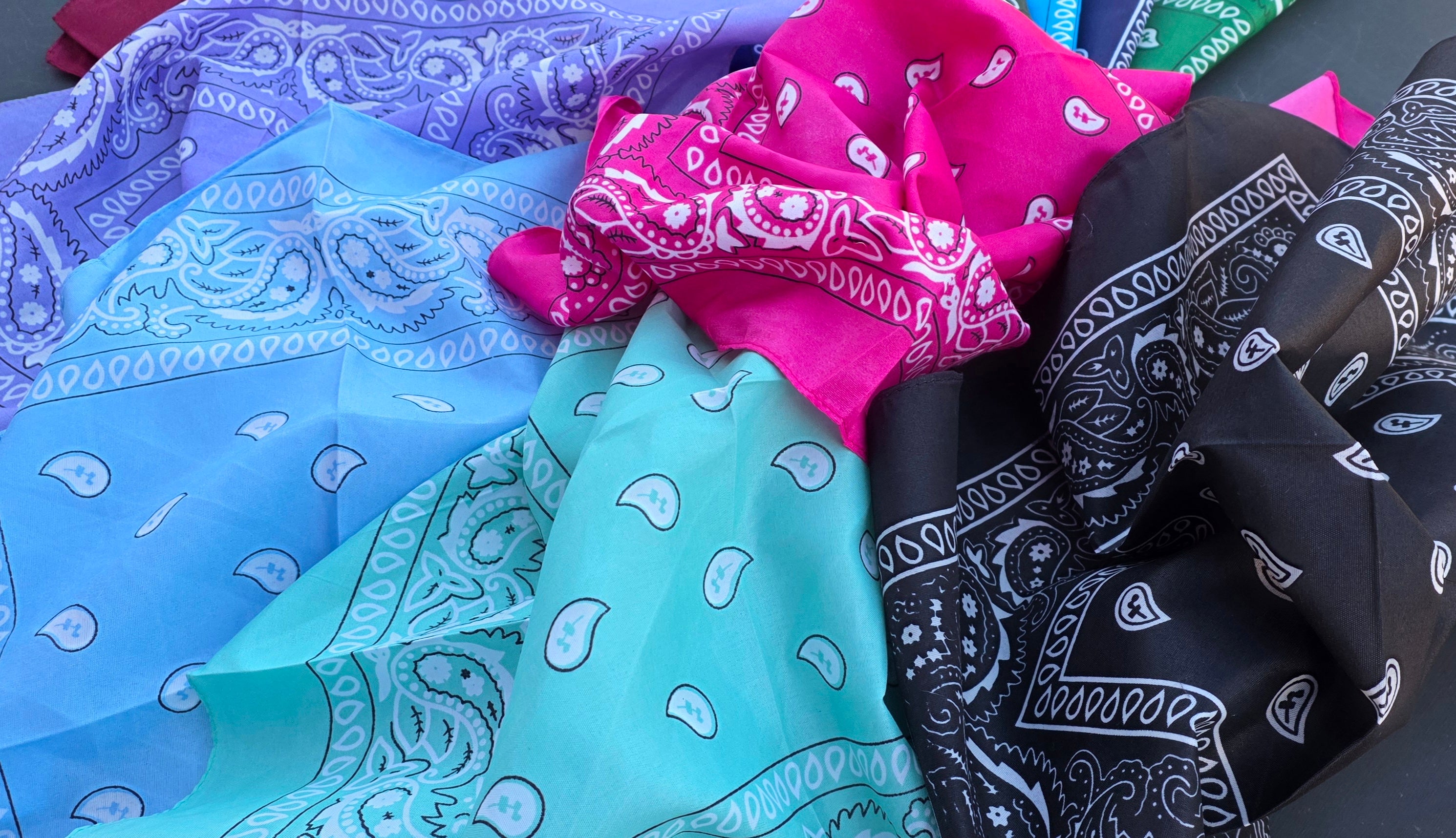 Bandanas Tendance – 20 Coloris