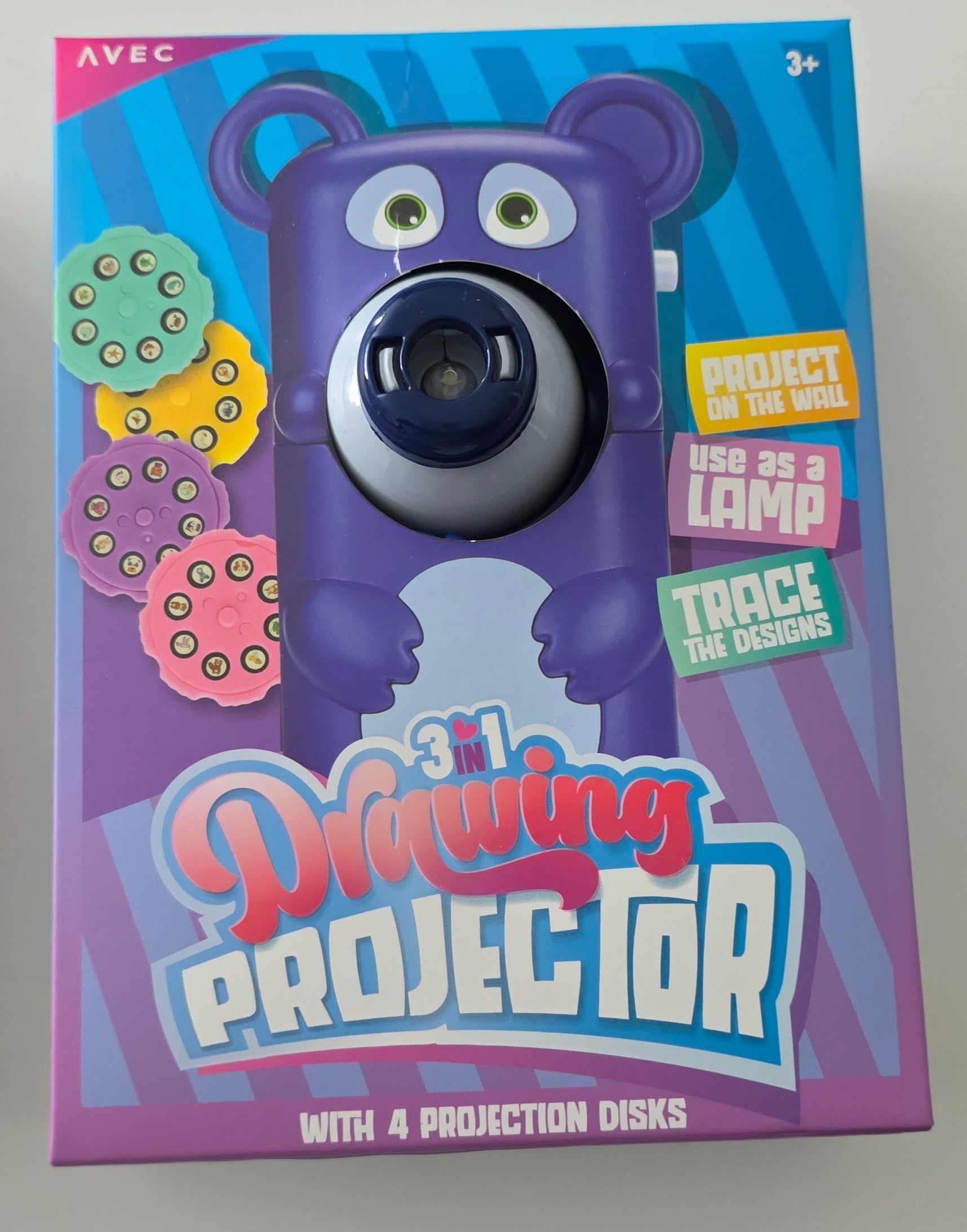 Mini Projecteur Dessin Enfant 3-en-1