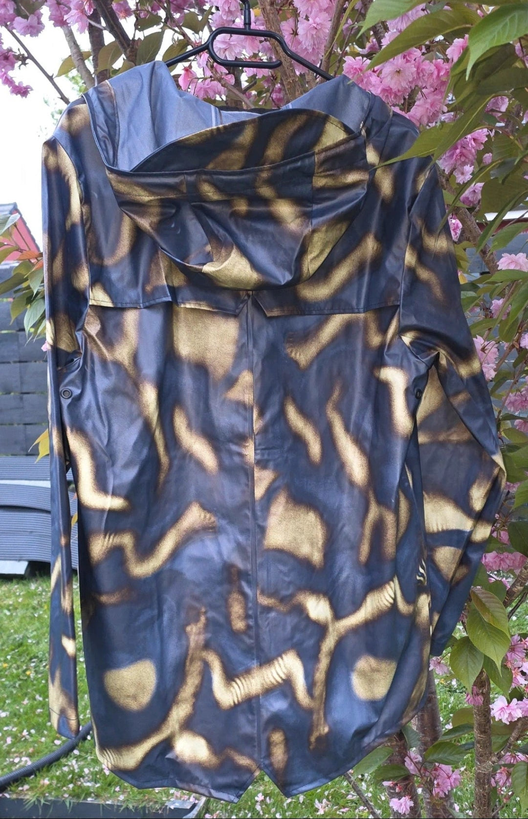 Veste Imperméable RAINS Jacket W3 Morph Bleu Marron – Édition Rare Unisexe Neuve