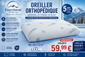 🛏️ OREILLER COURCHEVEL FRAIS – MÉMOIRE DE FORME PREMIUM ❄️