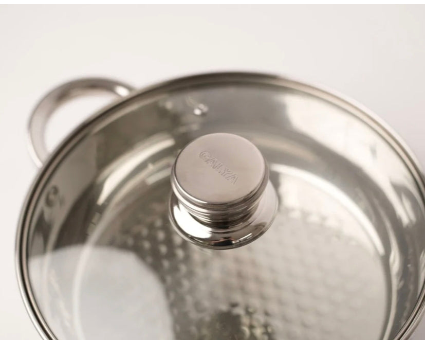Batterie de Cuisine Herzberg 12 Pièces en Acier Inoxydable – Élégance & Durabilité