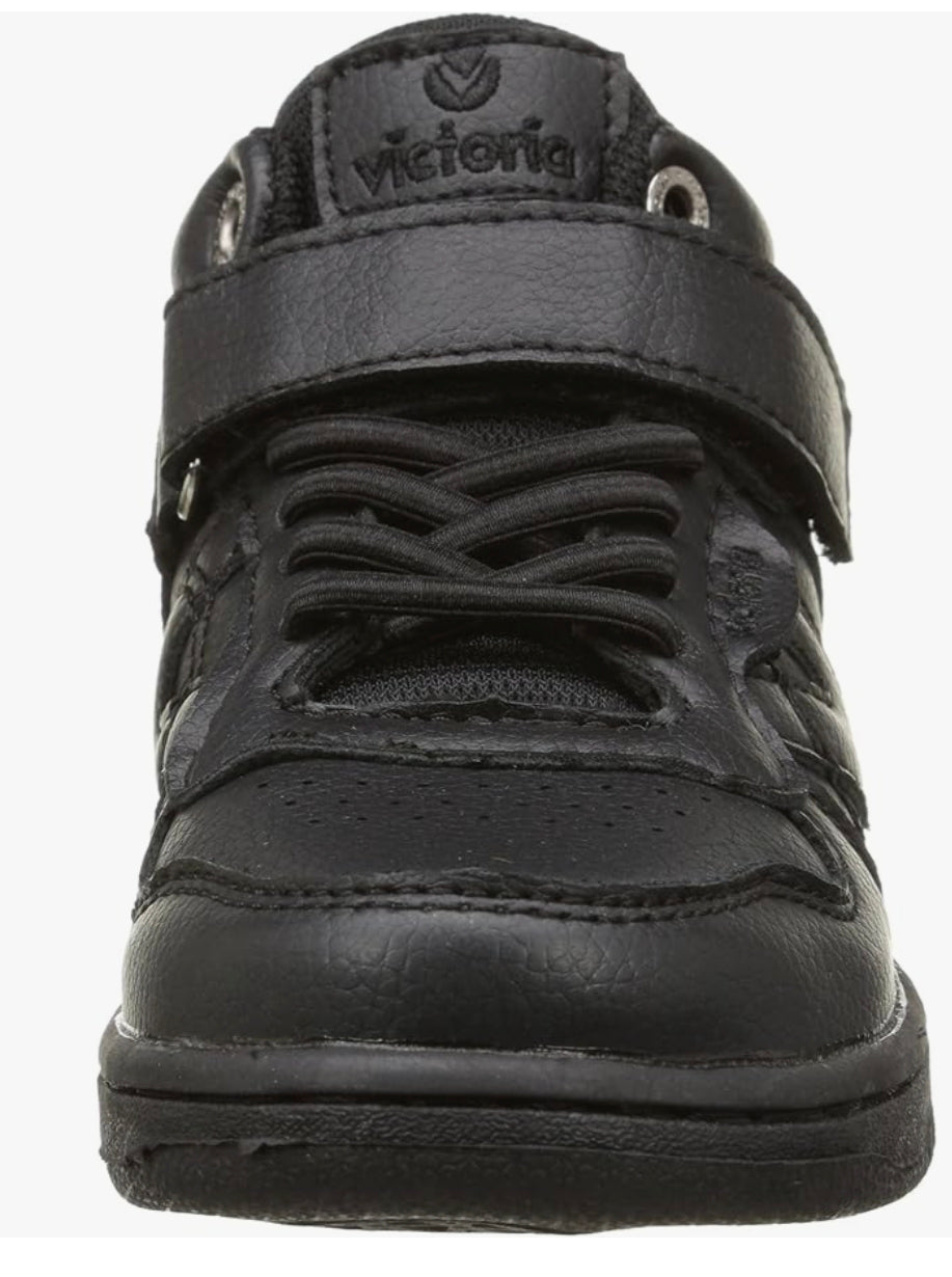 Baskets montantes Victoria noires neuves – Garçon – Taille 26 👟