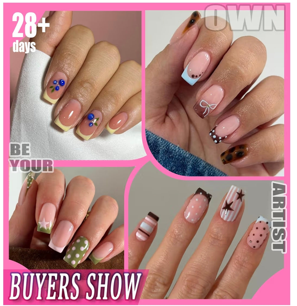 Capsules Gel X Transparentes Formes différentes disponibles – Faux Ongles Professionnels