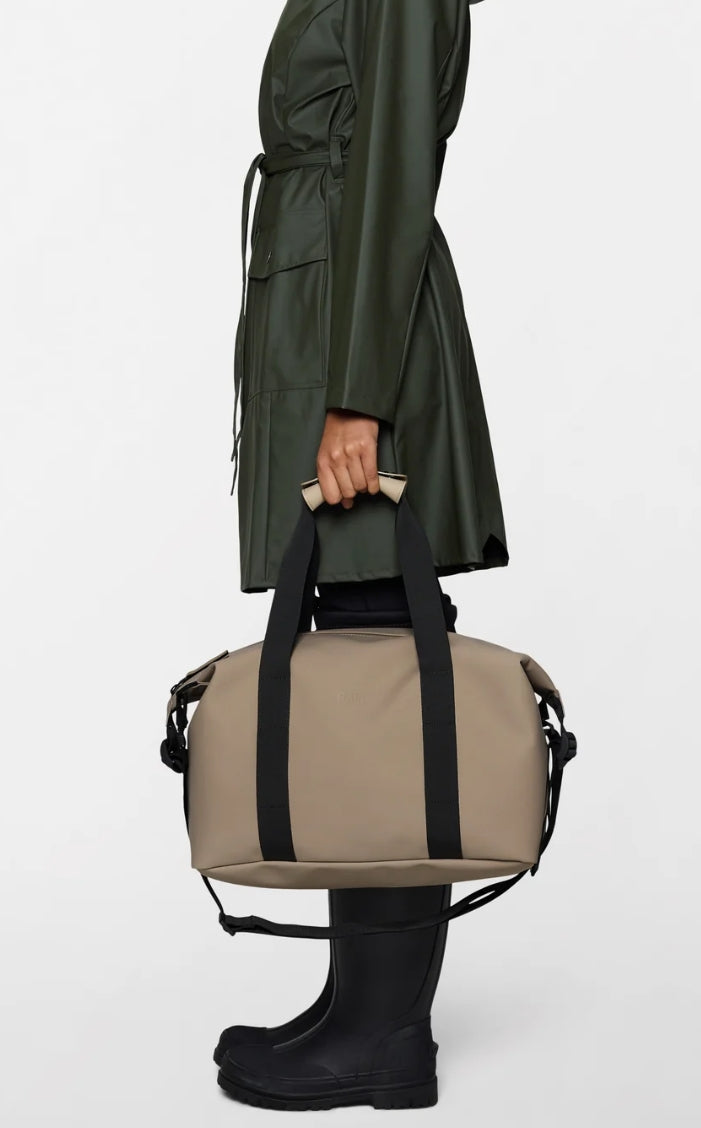 Sac de voyage Rains Hilo Weekend Bag Small – Sac imperméable unisexe 18L Beige