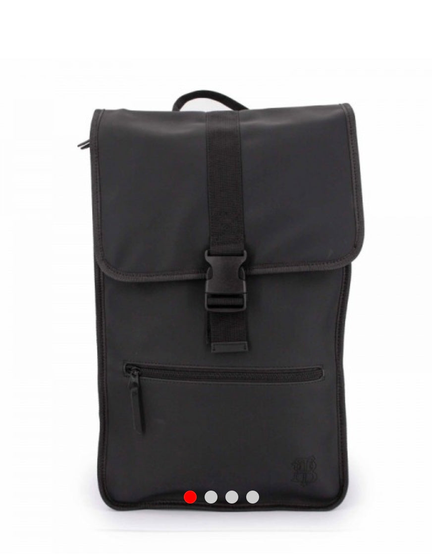 Sac à Dos Bill Tornade Noir Déperlant – Style Minimaliste Urbain – Comme Neuf