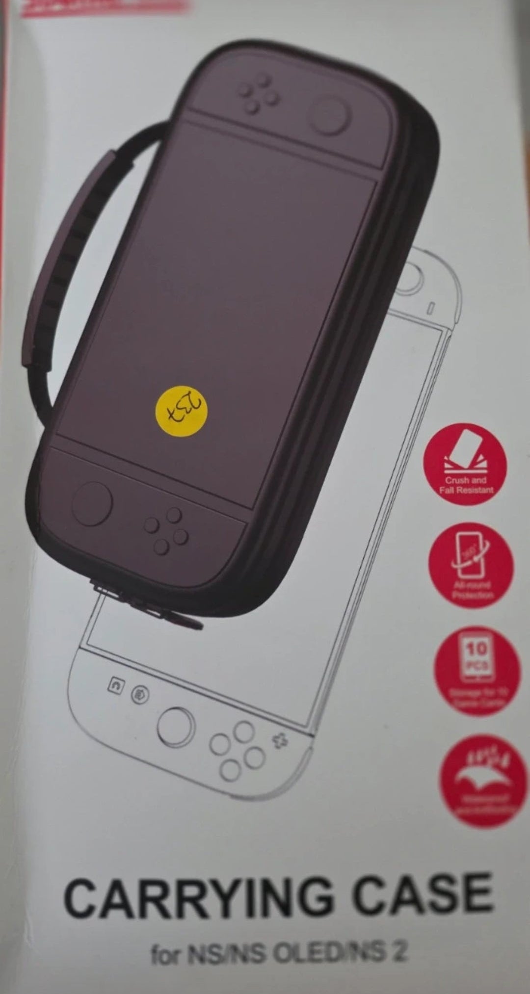 Housse Nintendo Switch / OLED / Switch 2 – Protection complète + rangement jeux