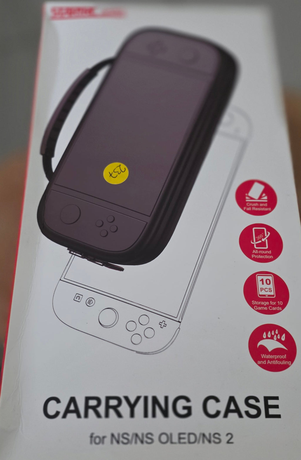 Housse Nintendo Switch / OLED / Switch 2 – Protection complète + rangement jeux