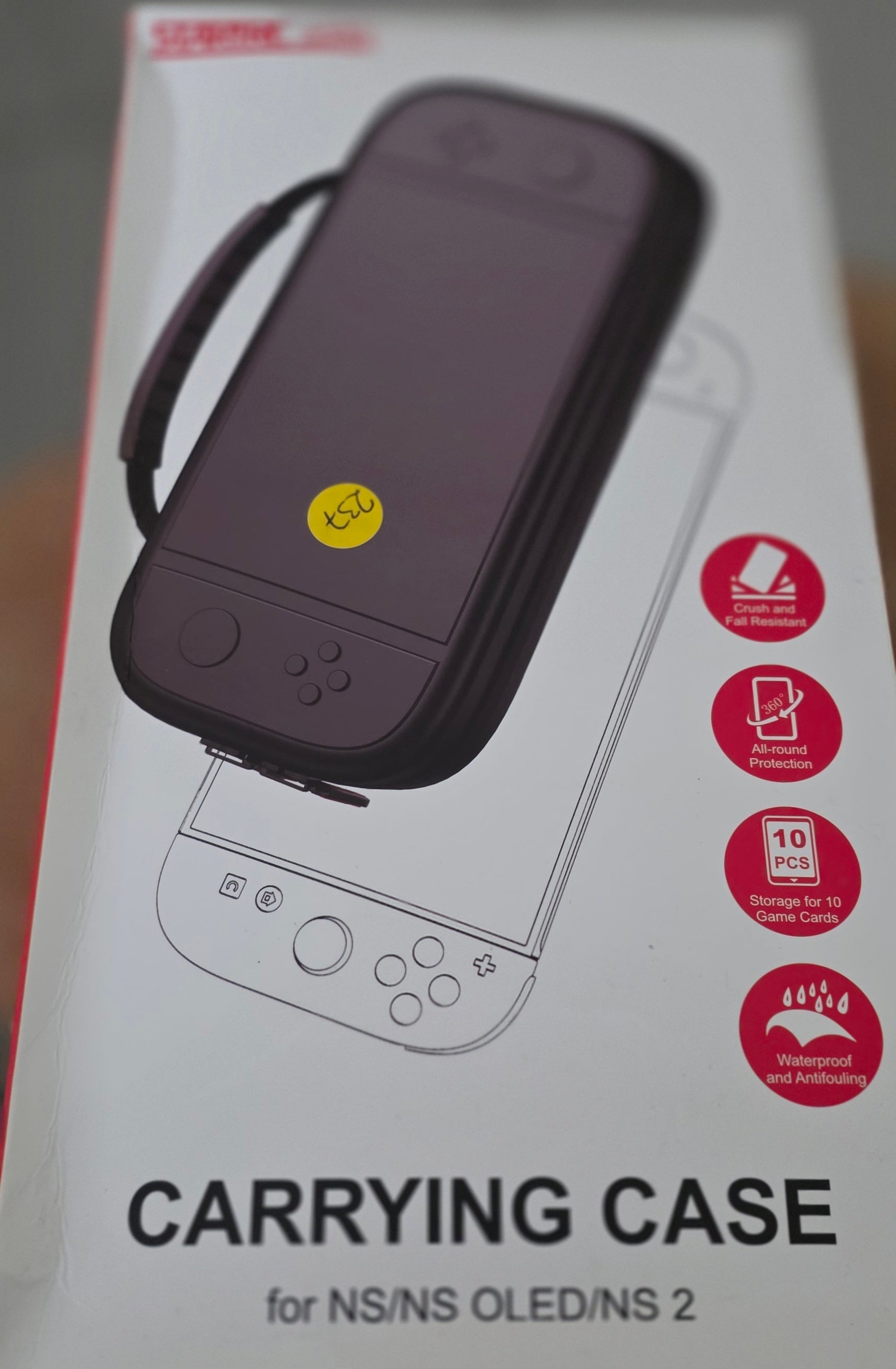 Housse Nintendo Switch / OLED / Switch 2 – Protection complète + rangement jeux