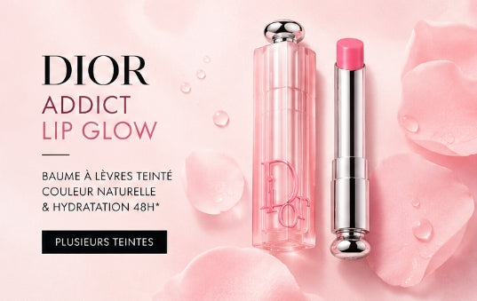 Dior Addict Lip Glow – Baume à lèvres hydratant révélateur de couleur | Plusieurs teintes disponibles