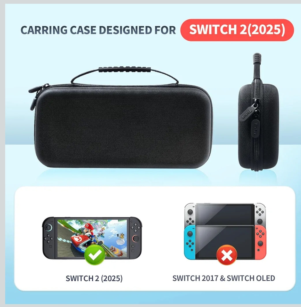 Housse rigide Nintendo Switch 2 (2025) + pack complet + films écran – NEUF 🔥🎮