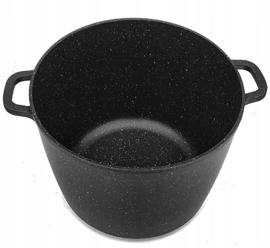 Faitout KRISBERG 5L Effet Marbre – Tous Feux dont Induction – Avec Couvercle Aroma Knob 🍲