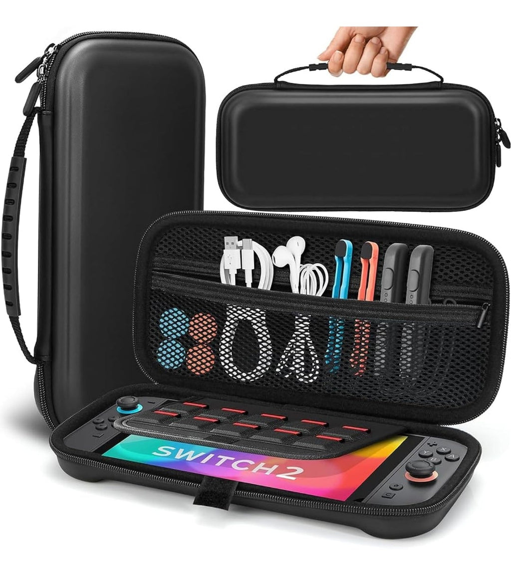 Housse Nintendo Switch / OLED / Switch 2 – Protection complète + rangement jeux