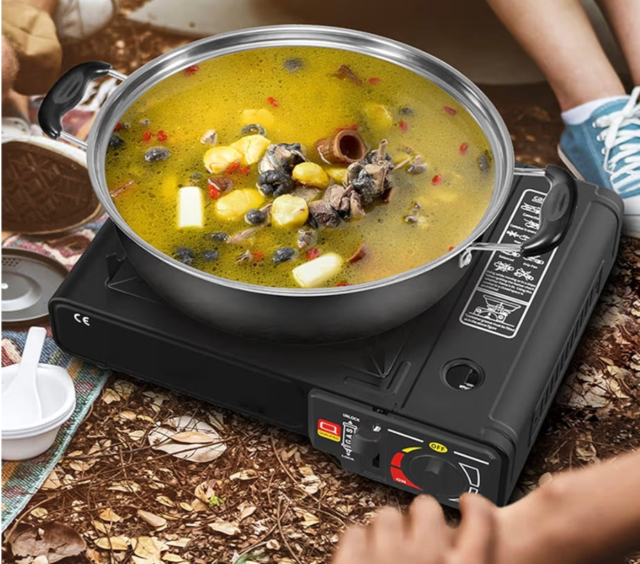 Réchaud à Gaz Portable SUNLIGHT 2200W – Réchaud de Camping Butane 1 Feu avec Mallette